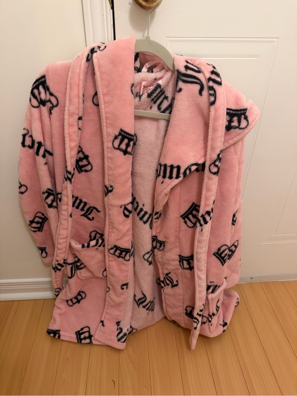 Cozy Pink Hooded Robe